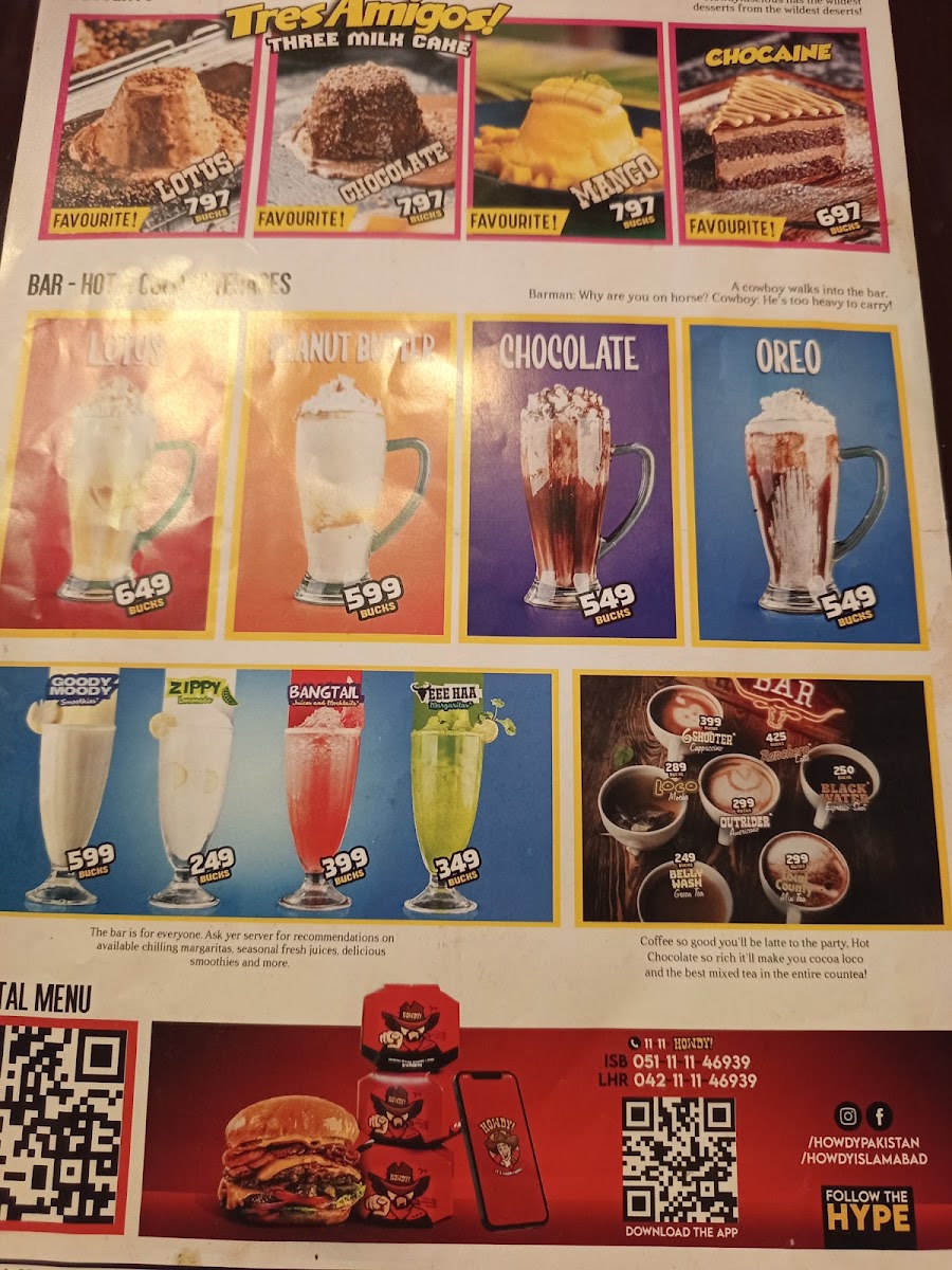 Menu Howdy Emporium Mall-5