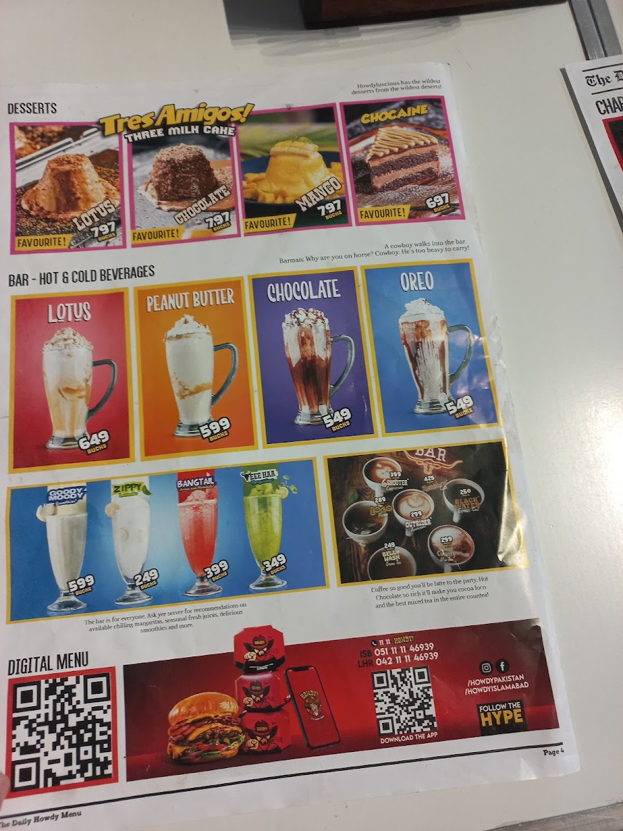 Menu Howdy Emporium Mall-7